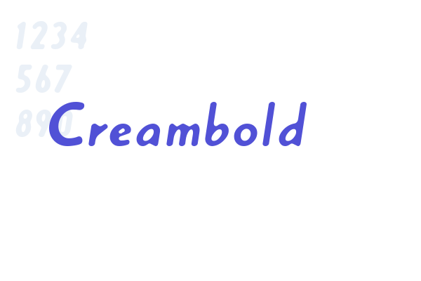 Creambold Font Download