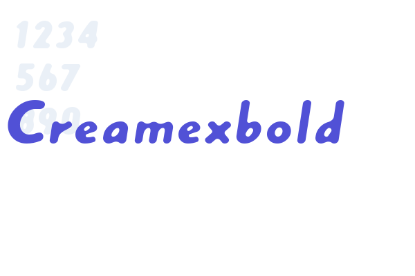 Creamexbold Font Download