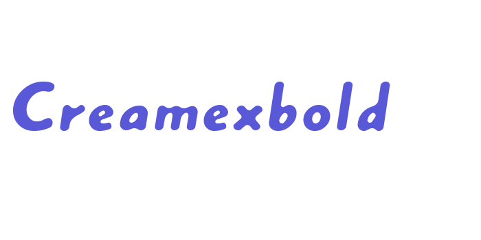 Creamexbold Font Download