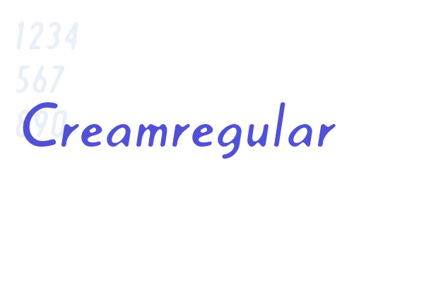 Creamregular Font Download