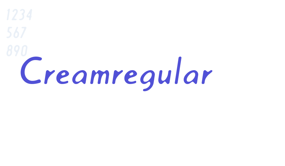 Creamregular-font-download