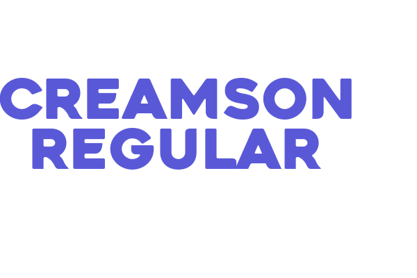 Creamson Regular Font