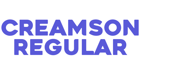 Creamson Regular Font Download