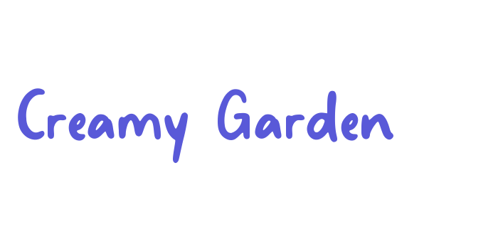 Creamy Garden Font Download