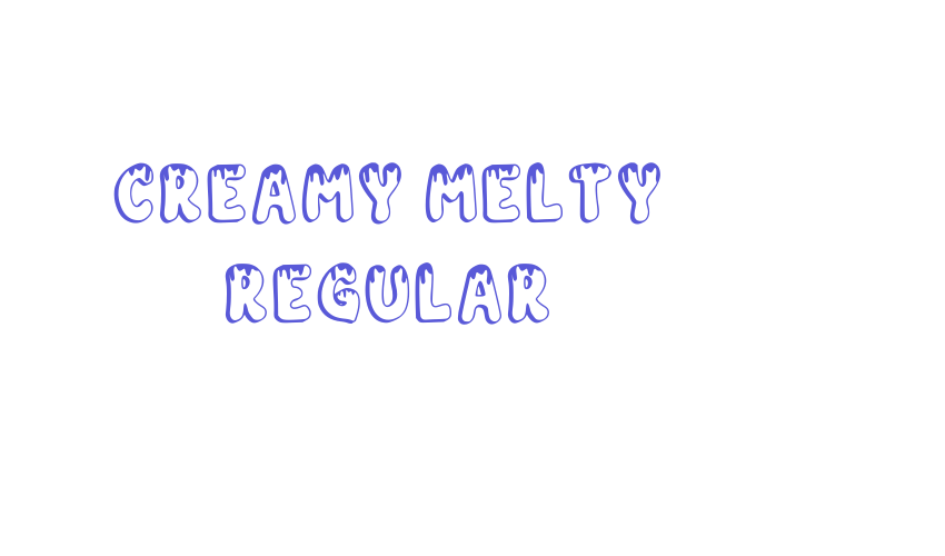 Creamy Melty Regular Font Download