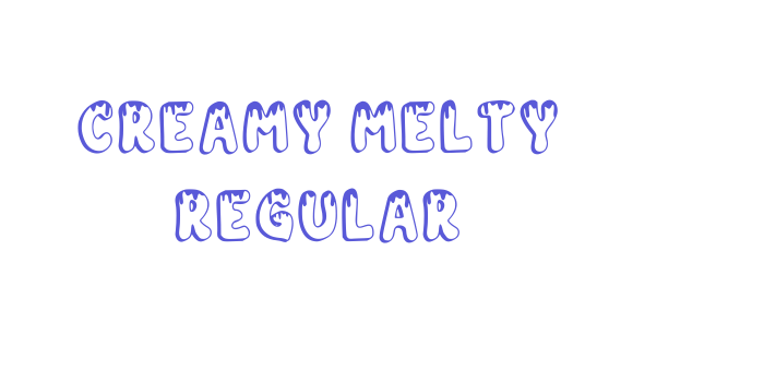 Creamy Melty Regular Font Download