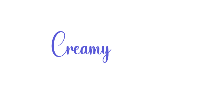 Creamy Font Download