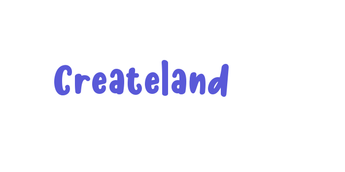 Createland Font Download