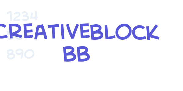 CreativeBlock BB font free