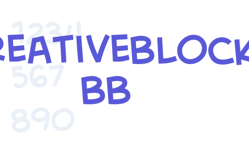 CreativeBlock BB Font Download