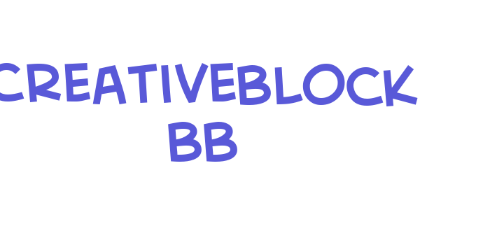 CreativeBlock BB Font Download