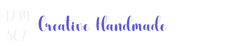 Creative Handmade-related font
