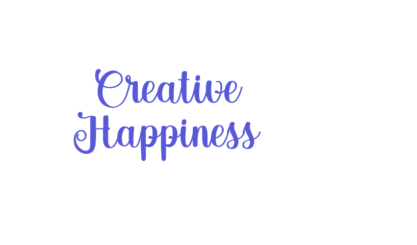 Creative Happiness Font