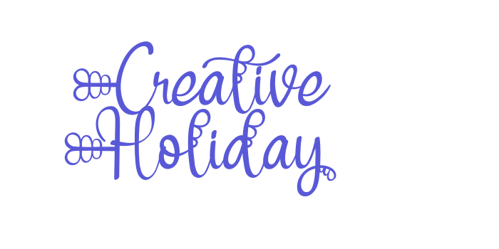 Creative Holiday Font