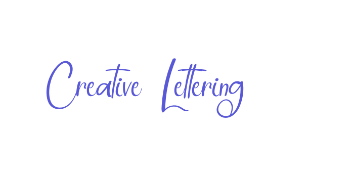 Creative Lettering Font Download