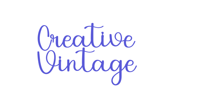 Creative Vintage Font Download