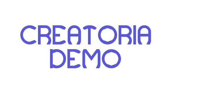 Creatoria Demo Font Download