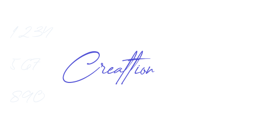 Creattion-font-download