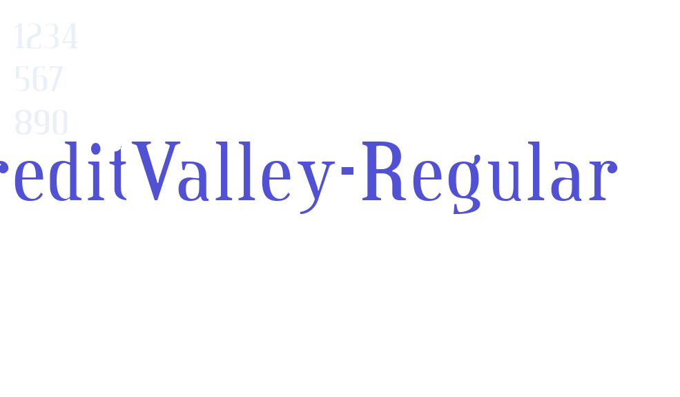 CreditValley-Regular-font-download