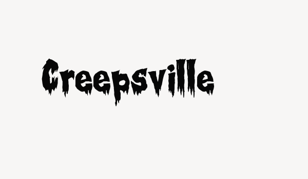 Creepsville Font