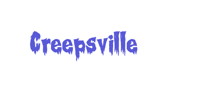 Creepsville Font Download