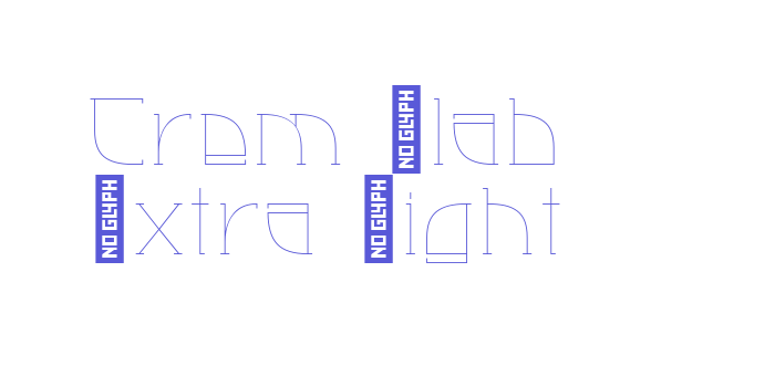 Crem Slab Extra Light Font Download