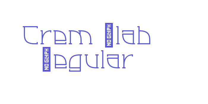 Crem Slab Regular Font Download