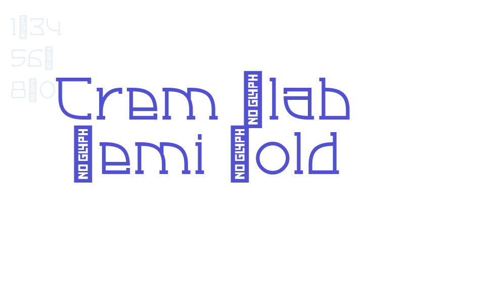 Crem Slab Semi Bold-font-download