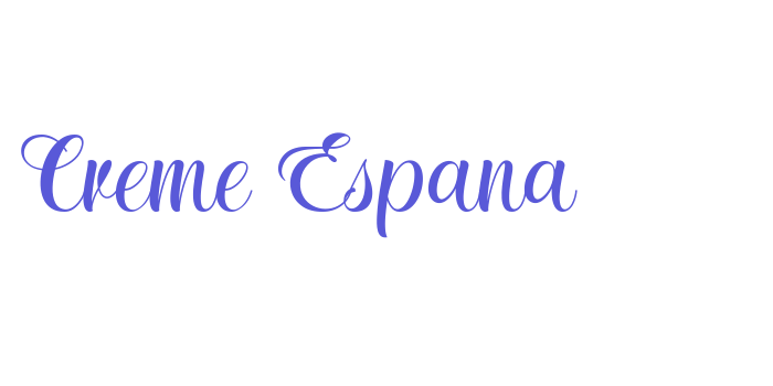 Creme Espana Font