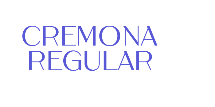 Cremona Regular Font Download