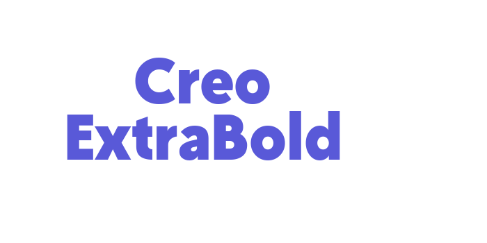 Creo ExtraBold Font Download