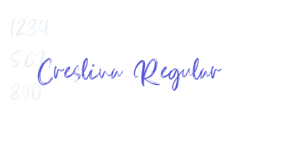 Creslina Regular font