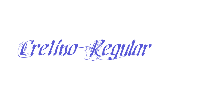 Cretino-Regular Font Download