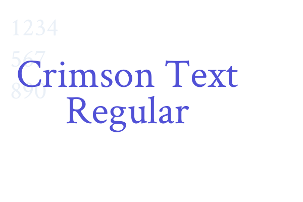 Crimson Text Regular