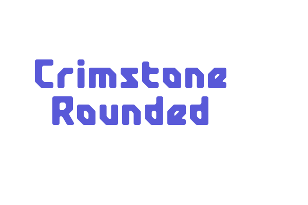 Crimstone Rounded Font