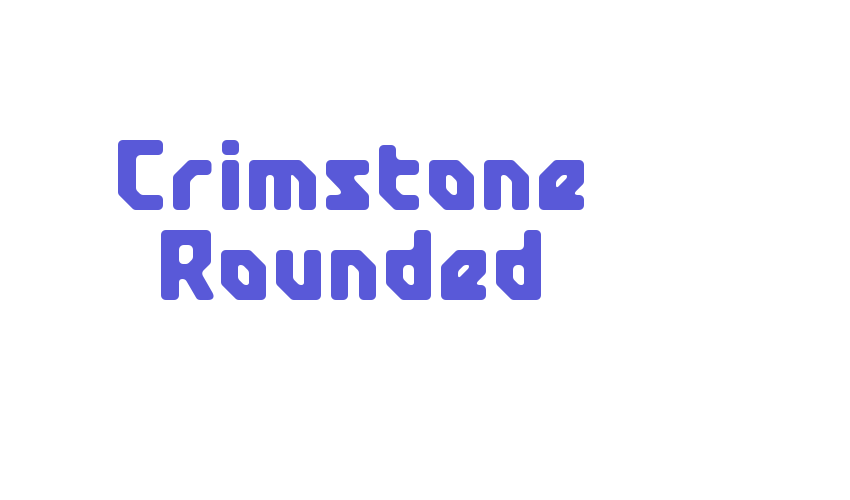 Crimstone Rounded Font Download