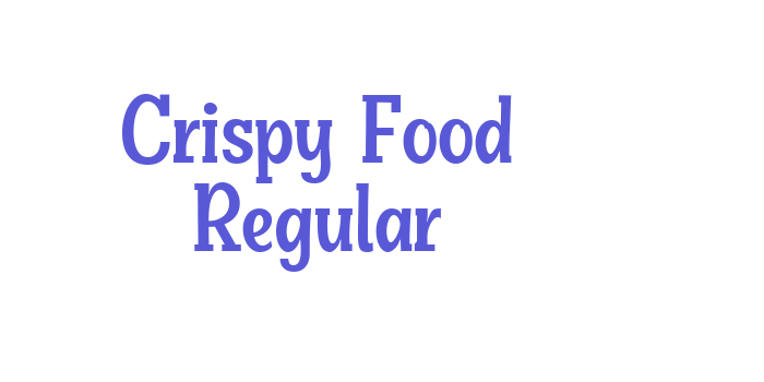 Crispy Food Regular Font Download