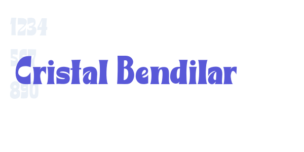 Cristal Bendilar font free