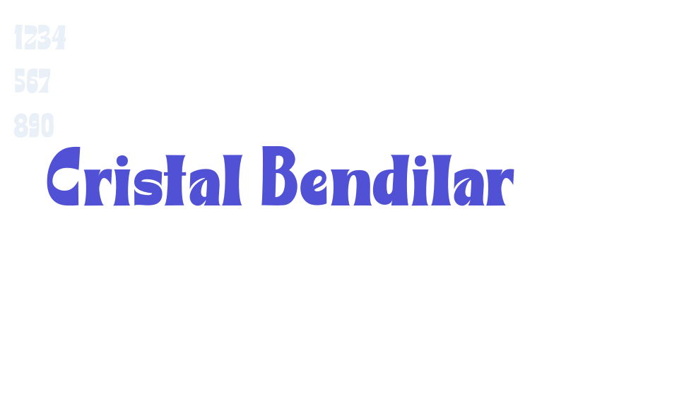 Cristal Bendilar-font-download