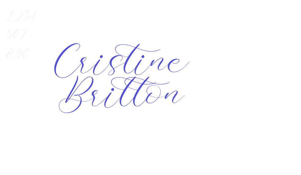 Cristine Britton-font-download