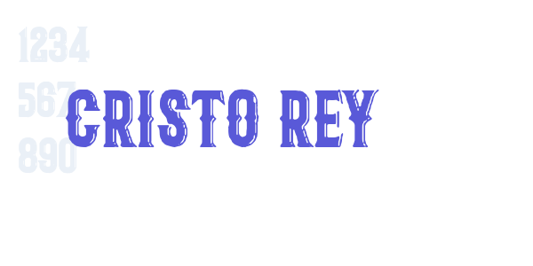 Cristo Rey font free