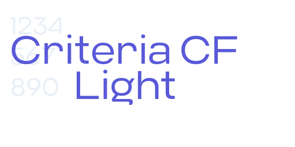 Criteria CF Light font free