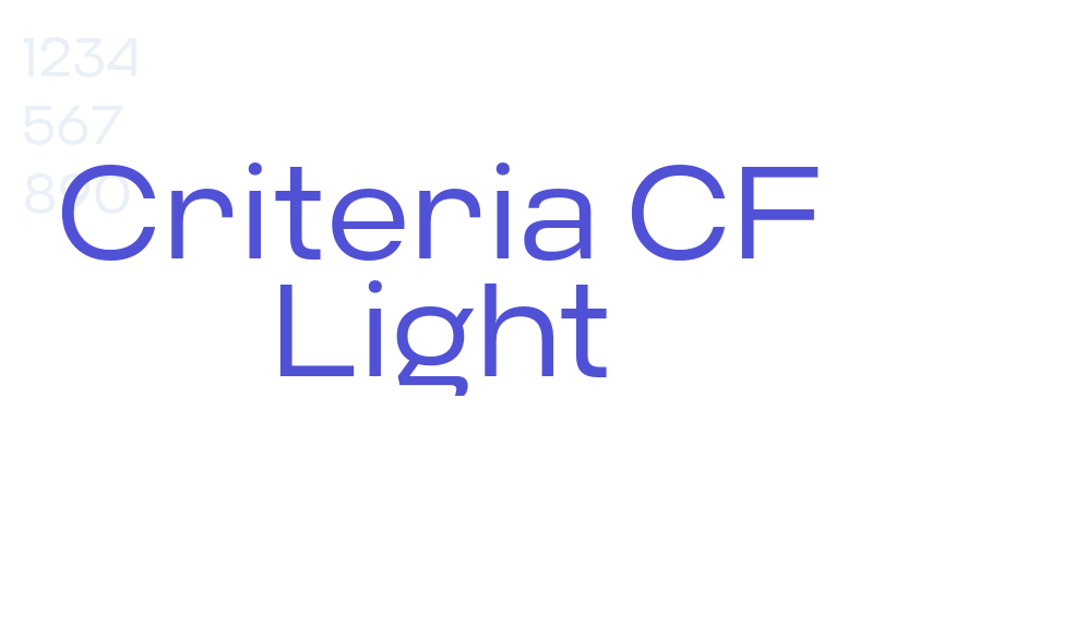 Criteria CF Light-font-download