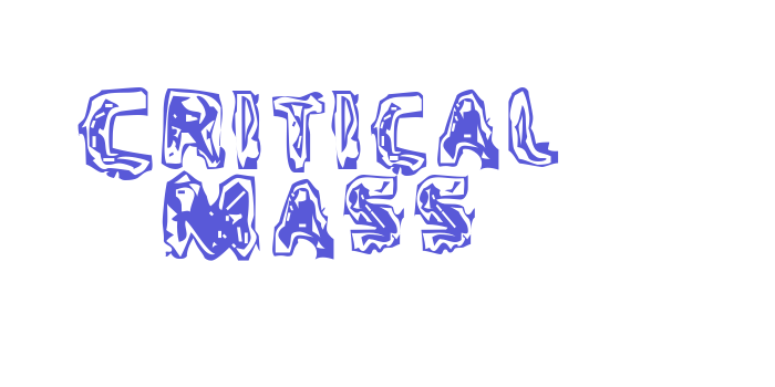 Critical Mass Font Download