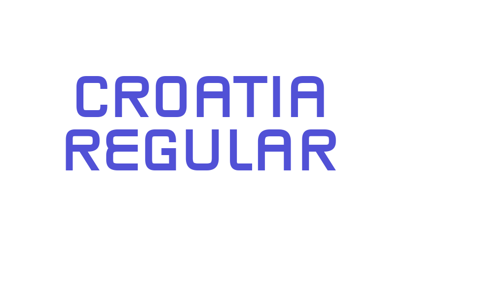 Croatia Regular-font-download