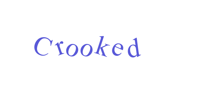 Crooked Font Download