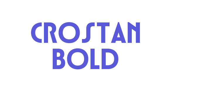 Crostan Bold Font