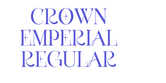 Crown Emperial Regular Font