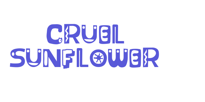 Cruel Sunflower Font Download