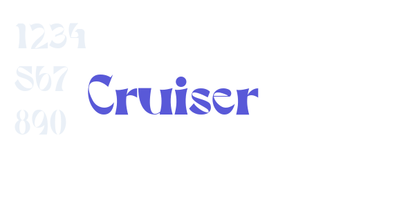 Cruiser font free